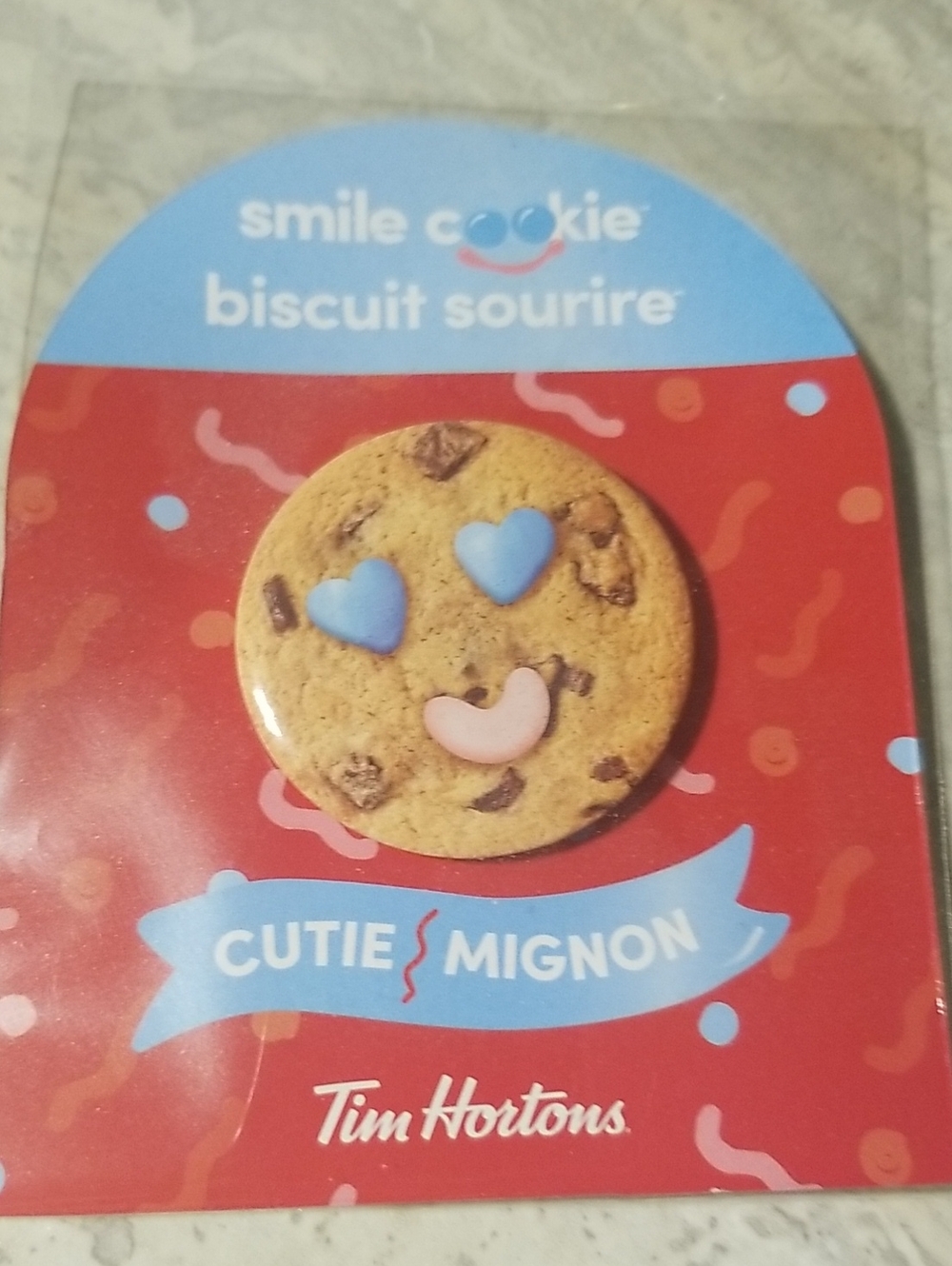 Tim Hortons Smile Cookie Pin  Cutie